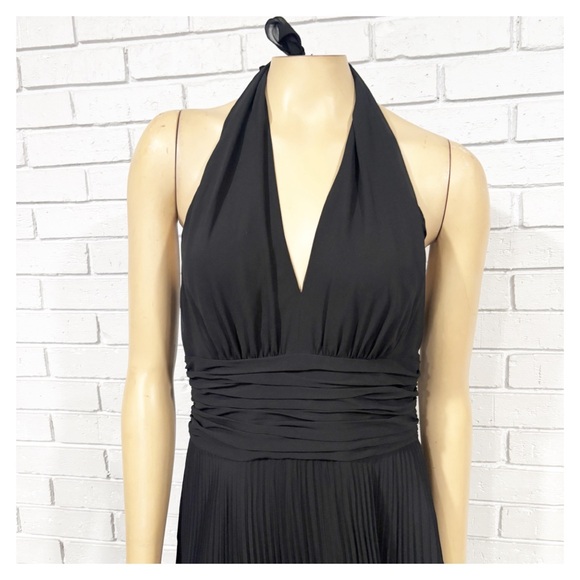 Y2K American Living Black Midi Dress Cottagecore‎ Grunge Retro Aesthetic - Picture 3 of 8